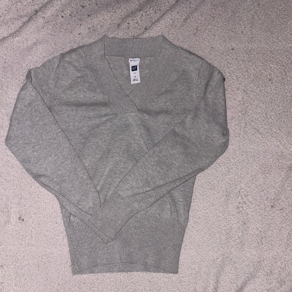 GAP Other - GAP Light Gray V-Neck Sweater for Women